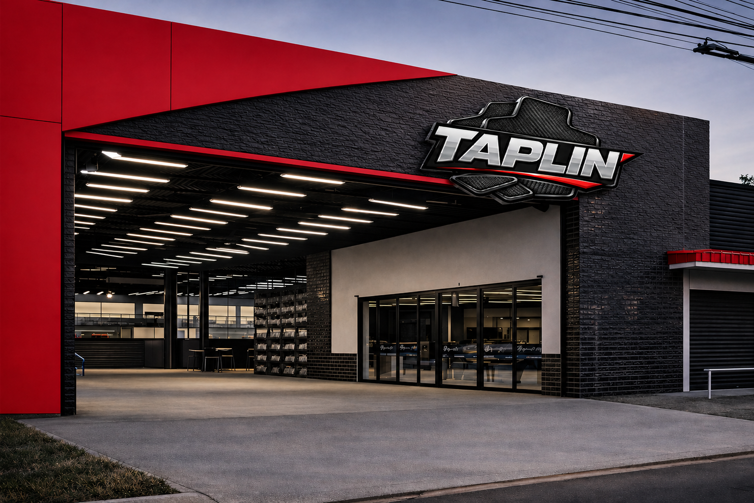 Fachada da loja TAPLIN